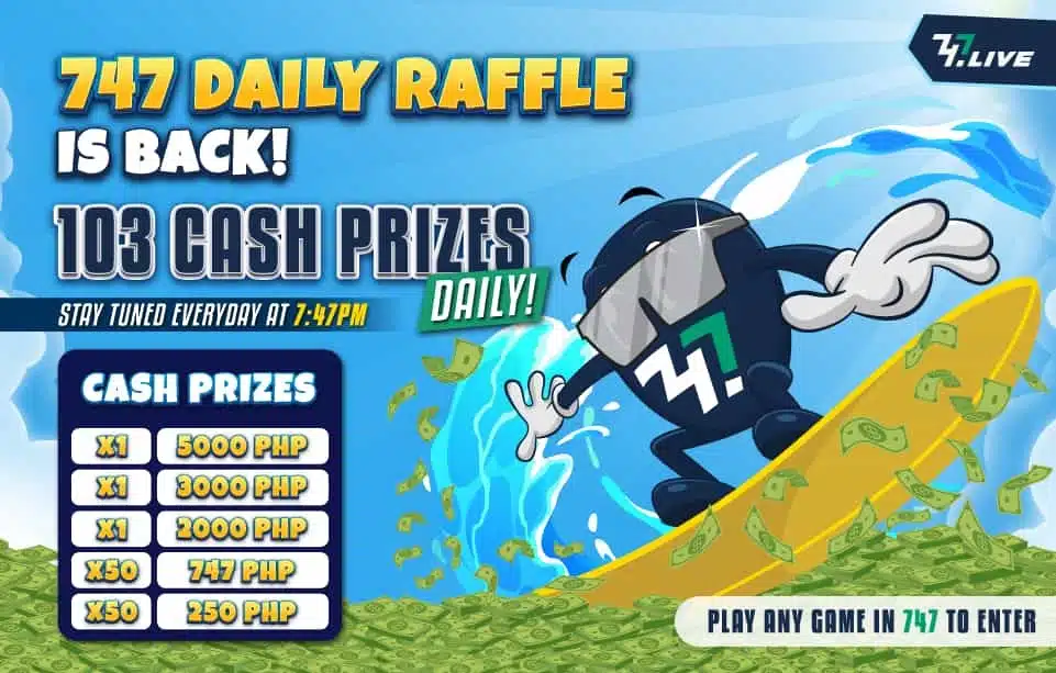 747 Daily Raffle
